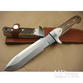 OEM PUMA.TEC COLLECTION KNIFE FIXED BLADE KNIFE TREASURE KNIFE WITH ANTLERS HANDLE  UDTEK00676